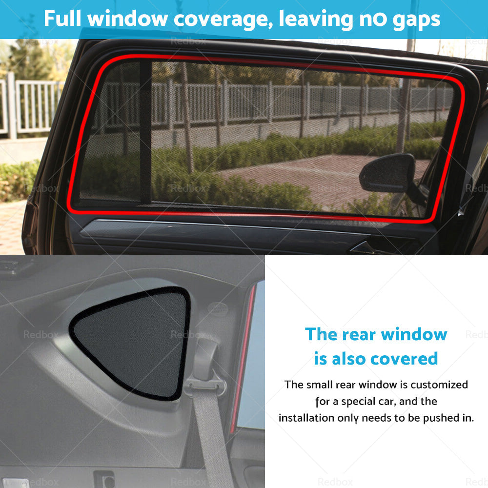 Car Window Sun Shade Compatible with Toyota RAV4 40 series  Magnetic Shade Mesh