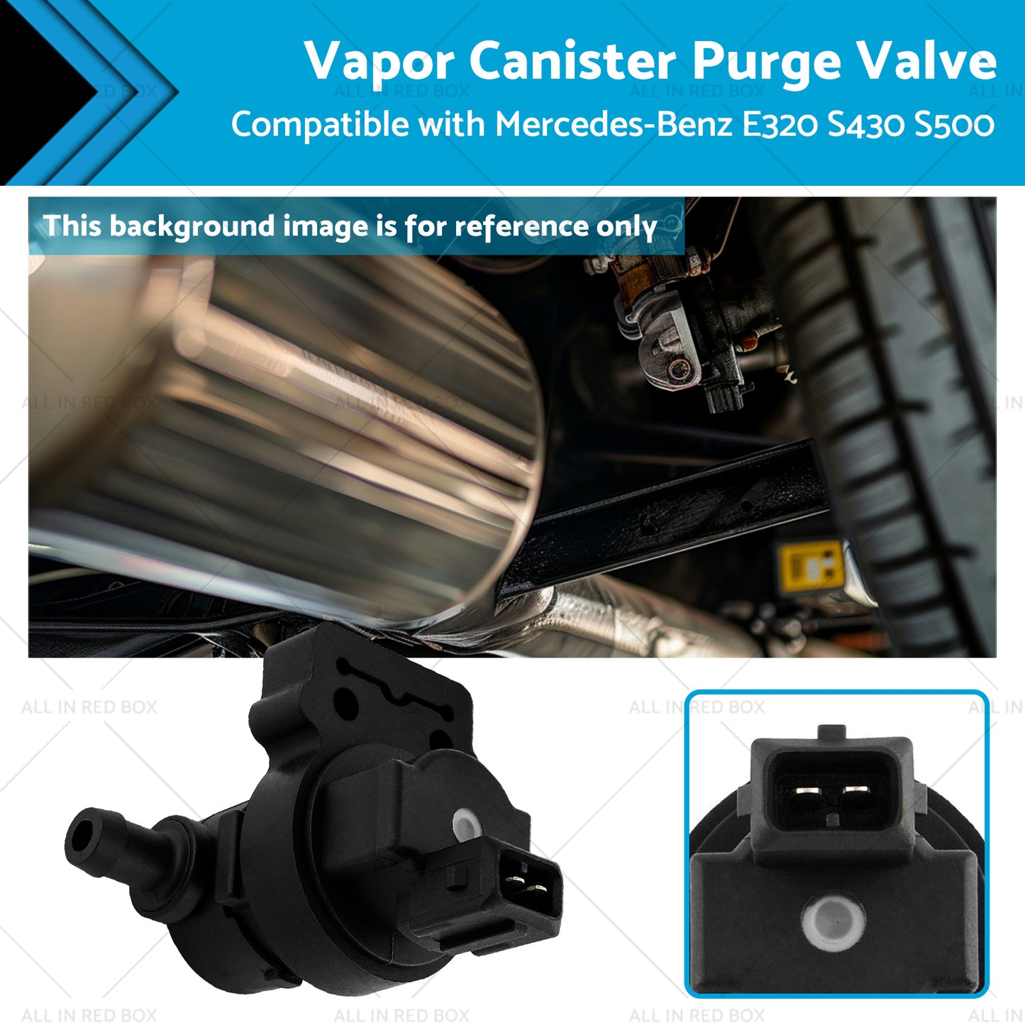 Vapor Canister Purge Valve Suitable for Mercedes-Benz E320 S430 S500 1998-2006