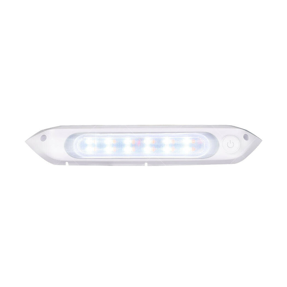 {{ 287MM DUAL LED BUG LIGHT 12/24V AWNING LIGHT AMBER/WHITE LIGHTS W/ SWITCH }} - Buy Car Parts Online at {{ Kaka Auto Parts }}.