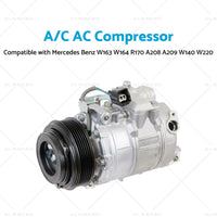 A or C AC Compressor Suitable for Mercedes Benz W163 W164 R170 A208 A209 W140 W220