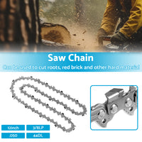 3 8LP 12 inch. 050 44DL Semi Chisel Tungsten Carbide Chainsaw Chain