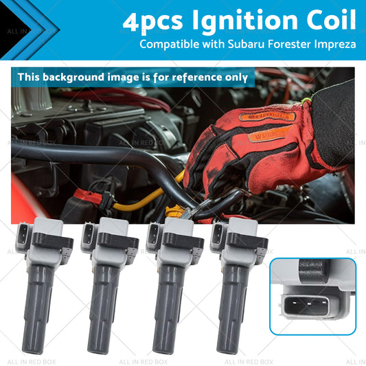 4x 22433-AA421 Ignition Coil Pack Suitable For Subaru Forester Impreza WRX EJ205