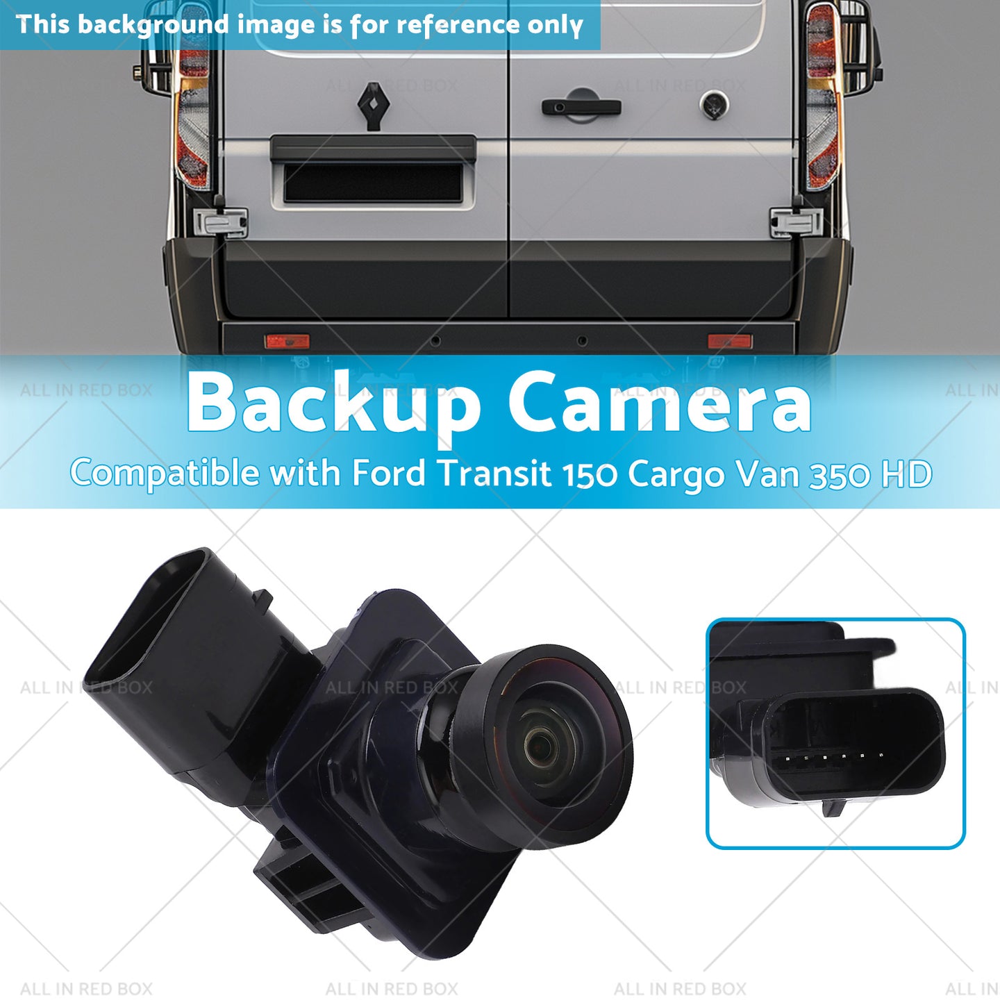 {{ Backup Camera Suitable for Ford Transit 150 Cargo Van 350 HD 15-17 CK4Z-19G490-A }} - Buy Car Parts Online at {{ Kaka Auto Parts }}.