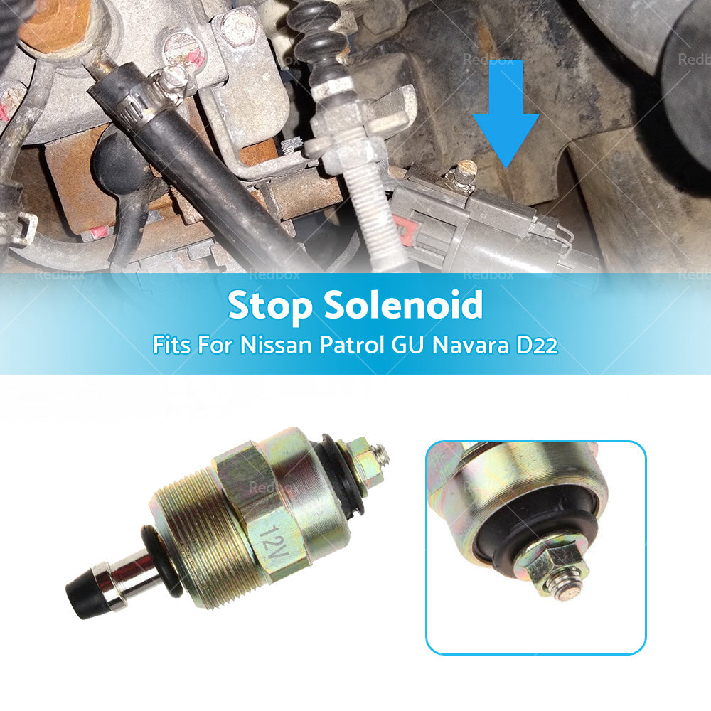 146650-0720 12v Stop Solenoid Suitable for Nissan Patrol GQ GU Navara D22