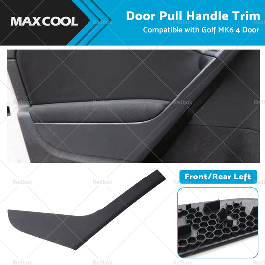 Left Inner Door Trim for Pull Handle Cover Suitable For 2009-2013 VW Golf MK6