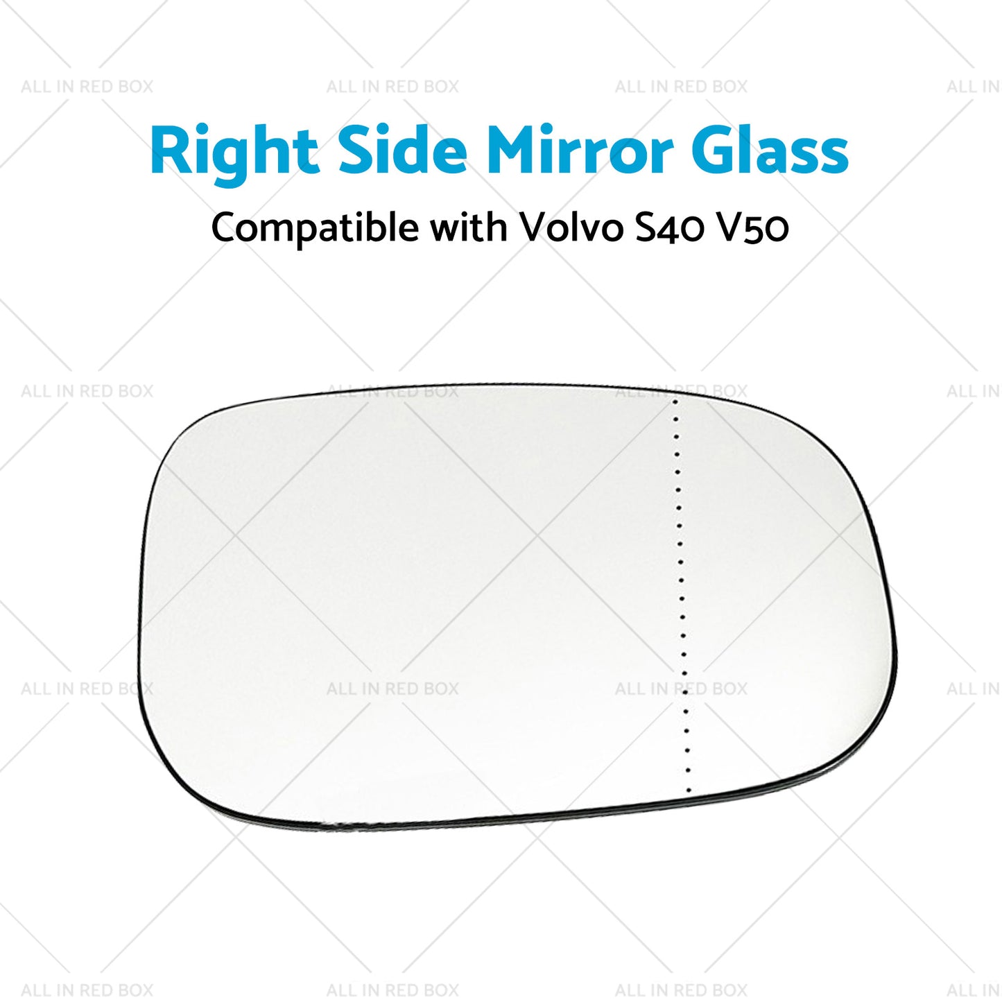 Right Side Mirror Glass Suitablefor Volvo S40 M V50 T5 04-12 Large Blinker Type?