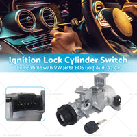 {{ Ignition Lock Cylinder Switch  and  Housing Assemby w  Key Suitable for VW Audi A3 }} - Buy Car Parts Online at {{ Kaka Auto Parts }}.