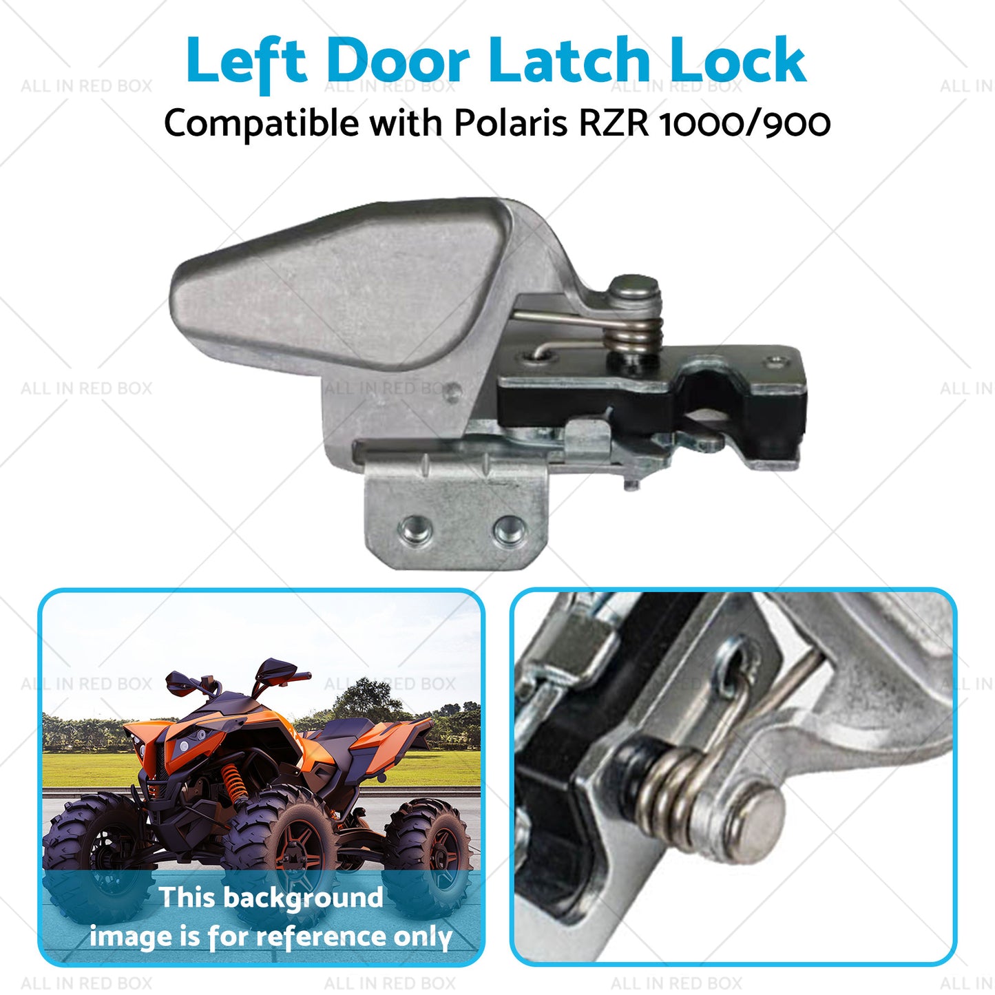 Door Latch Lock Left Suitable for Polaris RZR 1000 or 900 15-Up RZR Turbo or RS1 16-21