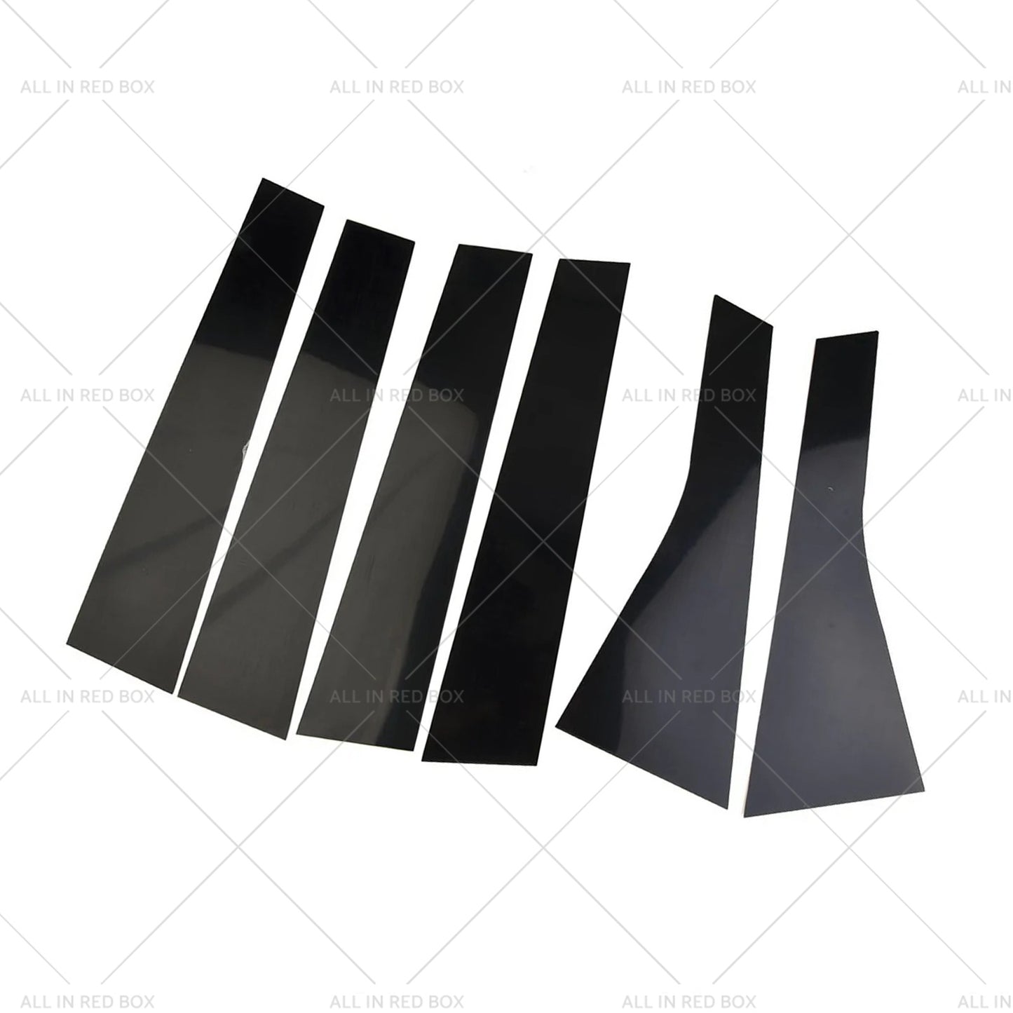 6PCS Black Pillar Post Cover Trims Suitable for 2011-2021 Jeep Grand Cherokee