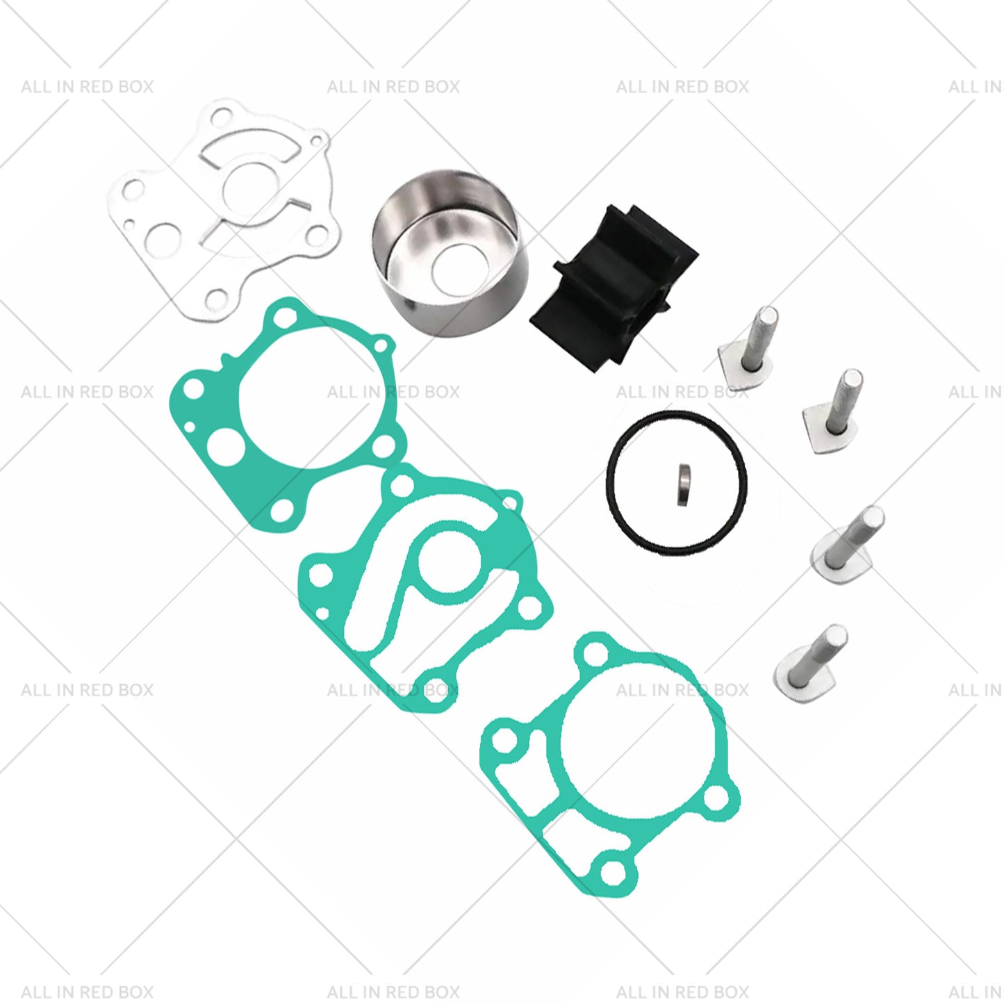 Water Pump Impeller Kit Suitable for Yamaha Outboard 70 75 80 85 90 692-W0078-02