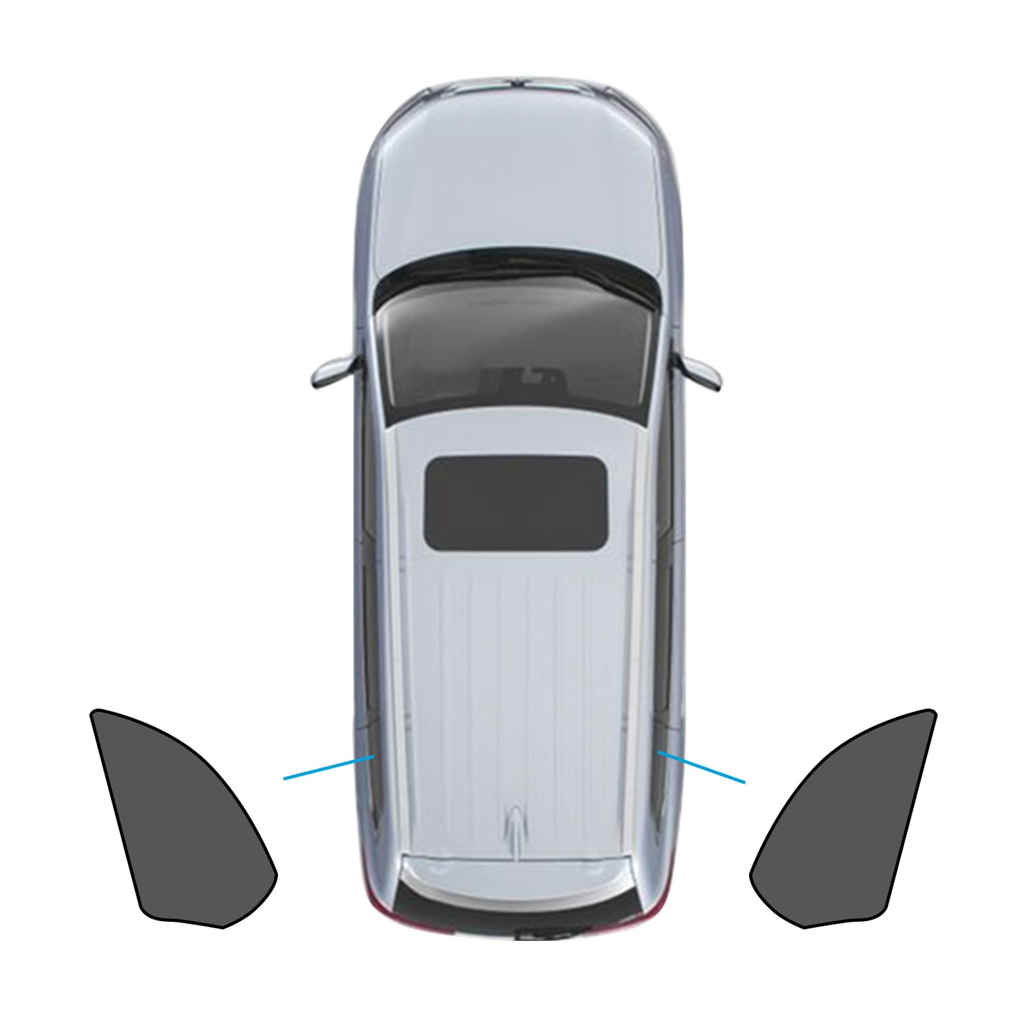 {{ Car Window Magnetic Mesh Sun Blind Shades Suitable for BMW X5 E70 2006-2013 }} - Buy Car Parts Online at {{ Kaka Auto Parts }}.