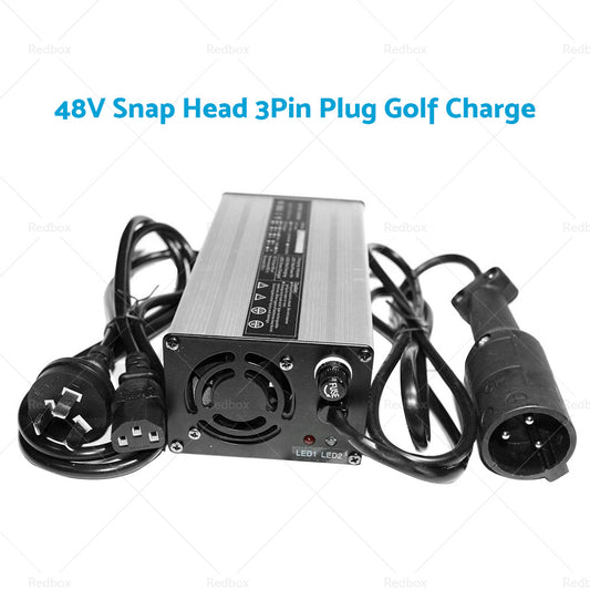 48V or 6A Snap Head 3Pin Plug Golf Cart Battery Charger Suitable For EZ-GO TXT Club