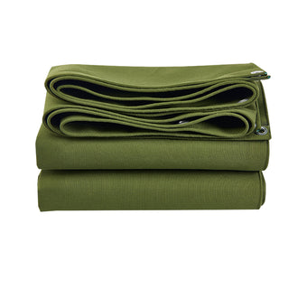 compare product Heavy Duty Waterproof Canvas Tarp 3 Sizes Suitable For Outdoor Sun and Dust Protection