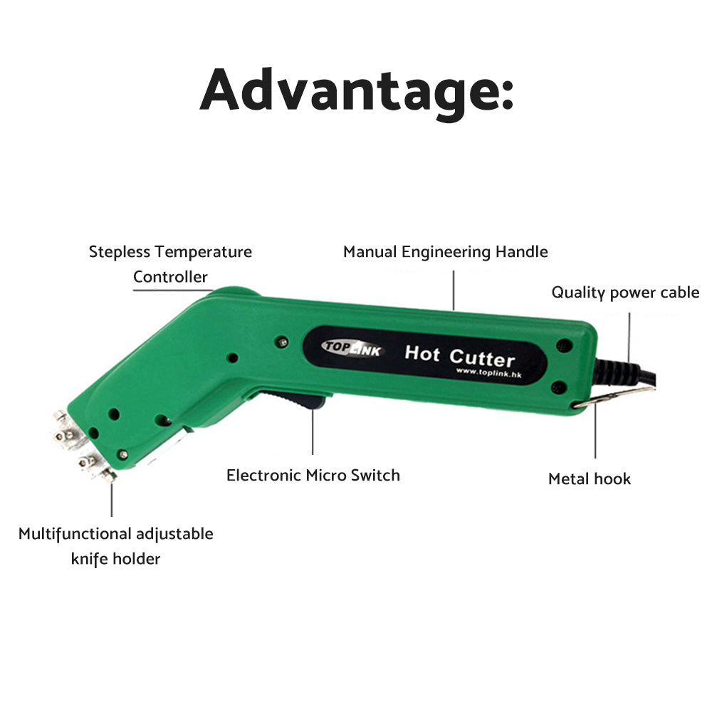 100W HOT KNIFE ROPE CUTTER FOR CUTTING ROPE AND WEBBING MARINE INDUSTRIAL