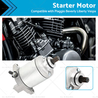{{ Starter Suitable For Piaggio Fly 125 Vespa LX 125 Liberty 150 X8 X9 200 X-Evo }} - Buy Car Parts Online at {{ Kaka Auto Parts }}.