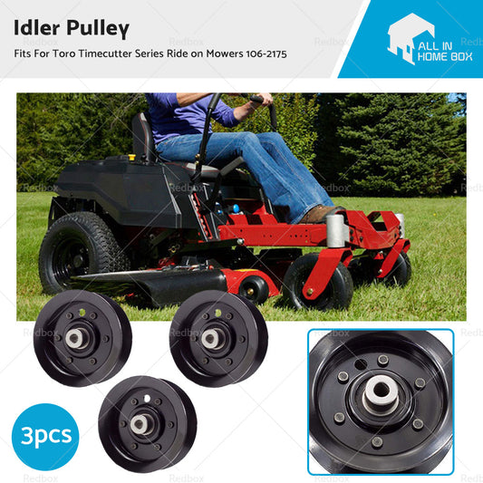 3x Idler Pulley For Toro Timecutter Series  Z4200£¬Z5000 Ride on Mowers 106-2175