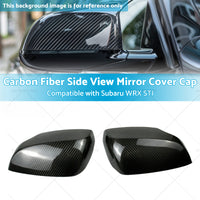 Carbon Fiber Side View Mirror Cover Caps Suitable for Subaru WRX STI 15-21