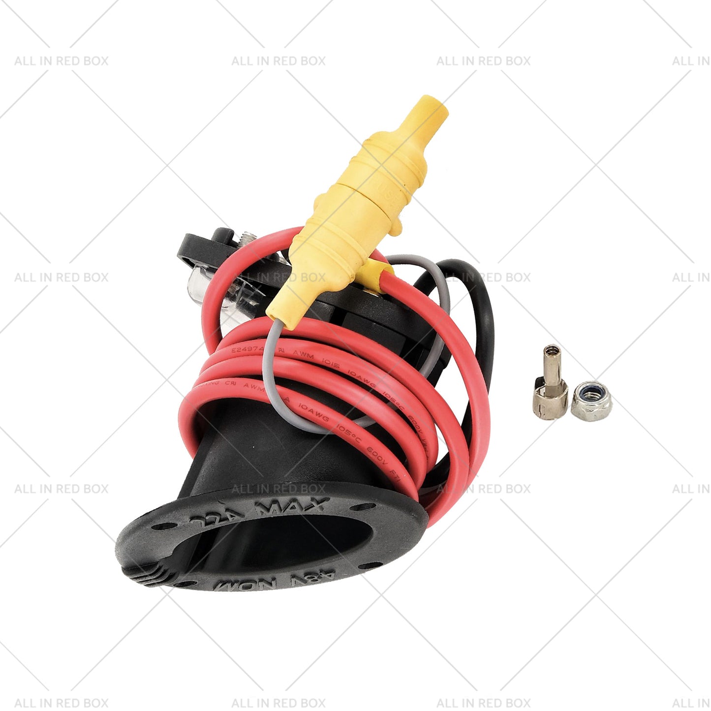 48V Golf Car Charger Receptacle and Fuse Assembly Suitable for Club Car DS 2000-Up