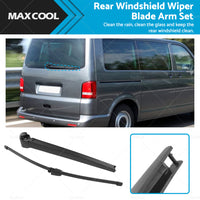 Rear Windshield Wiper Blade Arm Set 405mm Suitable For Volkswagen Multivan 02-17