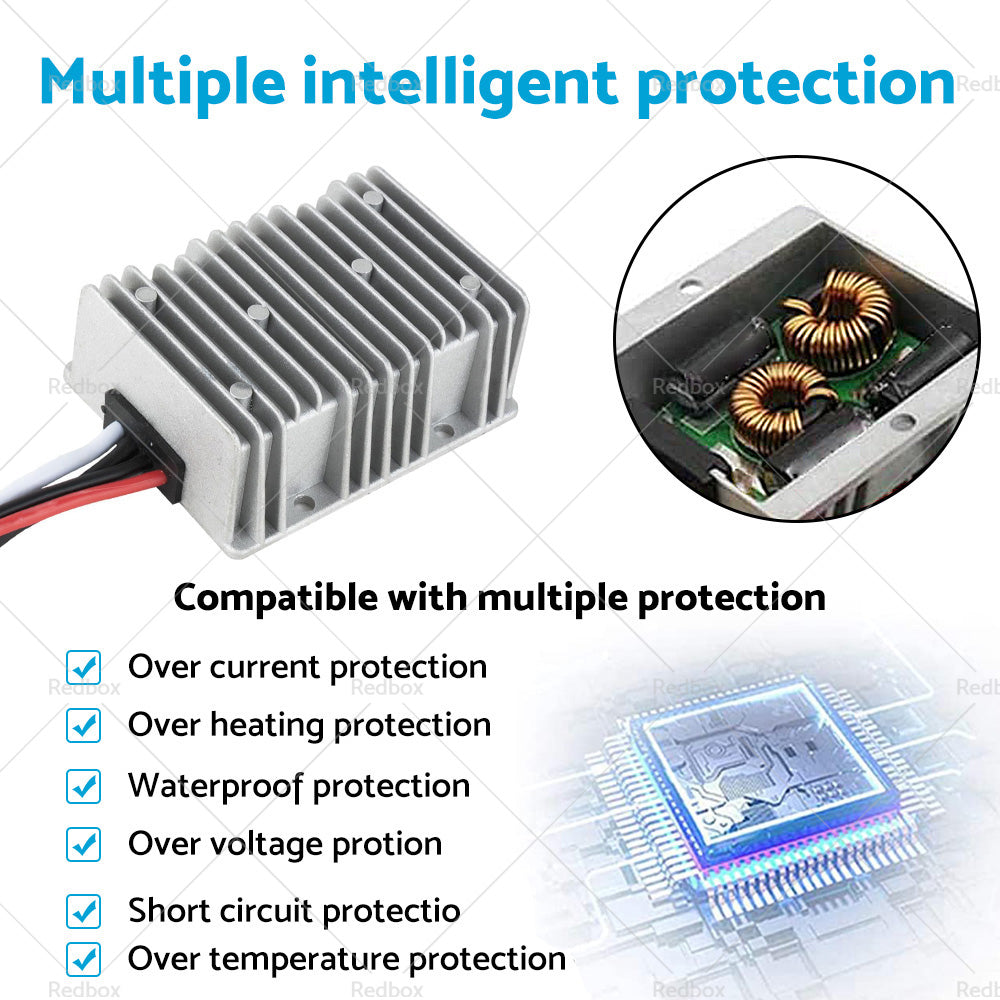 36V or 48V Step Down To 24V 30A Waterproof DC or DC Converter Power Supply Regulator