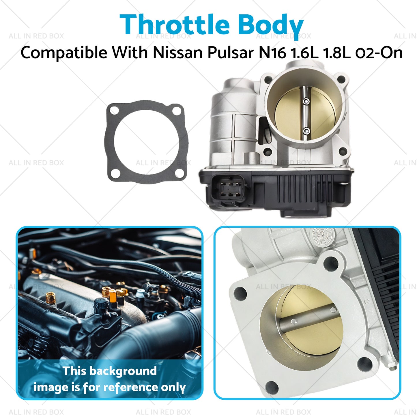 Throttle Body Suitable For Nissan Pulsar N16 Sedan Hatch 1.6L 1.8L 2002-On