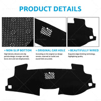 Non-Slip Dash Mat Suitable For Toyota Camry ASV50 ASV50R 12-17 Dashboard Cover