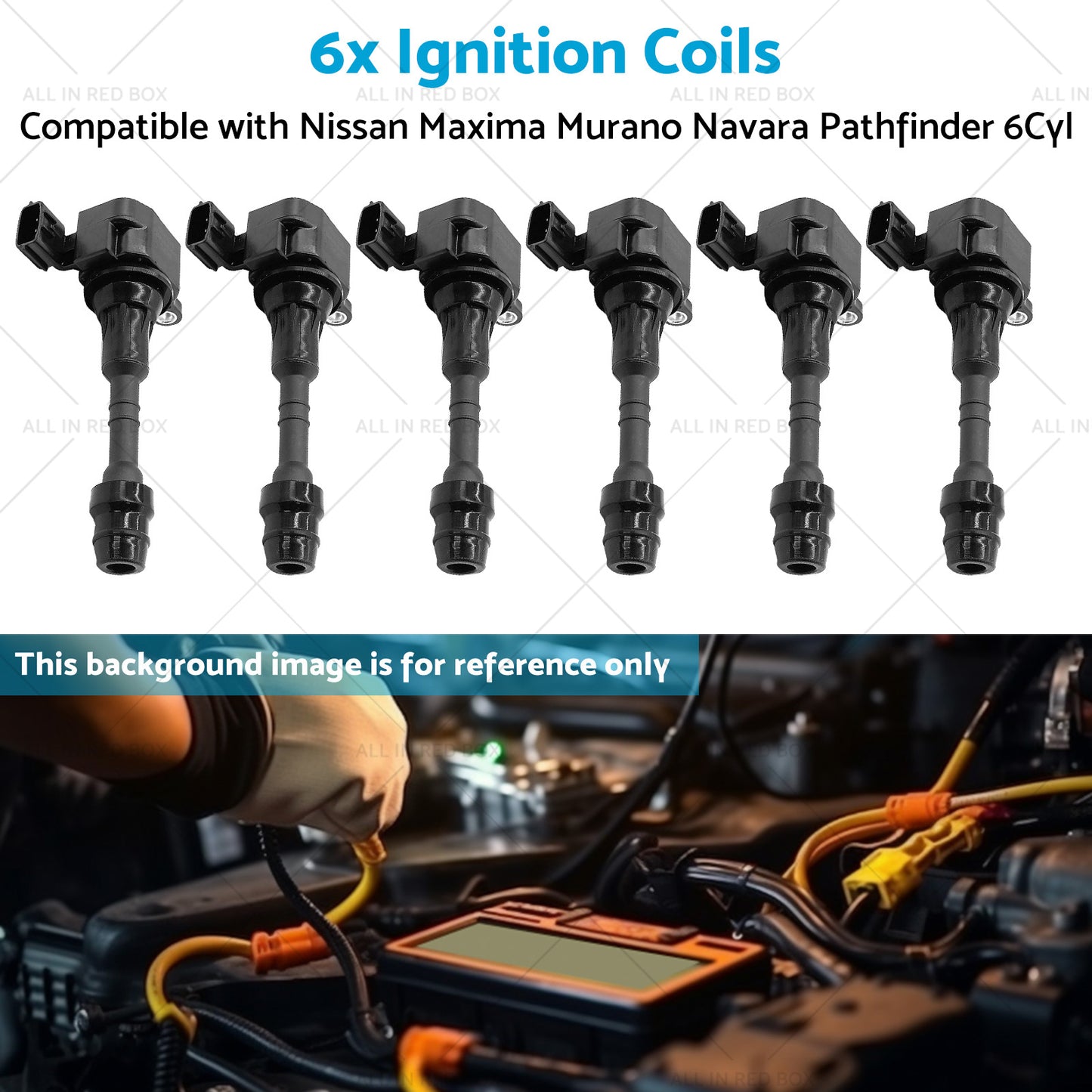 {{ Ignition Coils Suitable for Nissan Navara Pathfinder Maxima Murano 6Cyl 3. 5 4. 0L }} - Buy Car Parts Online at {{ Kaka Auto Parts }}.