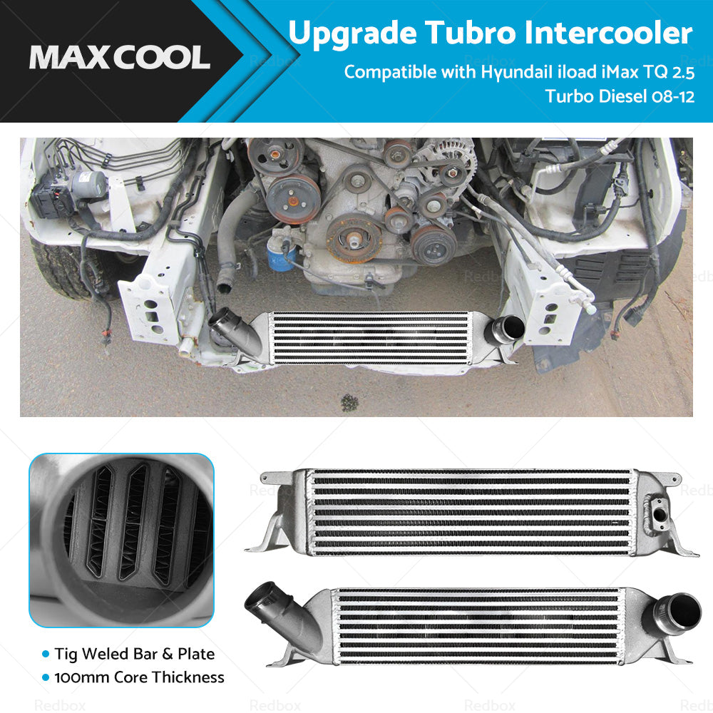 Upgraded Intercooler Fit HyundaiI iload iMax TQ 2. 5 Turbo Diesel 2008-2012 100MM