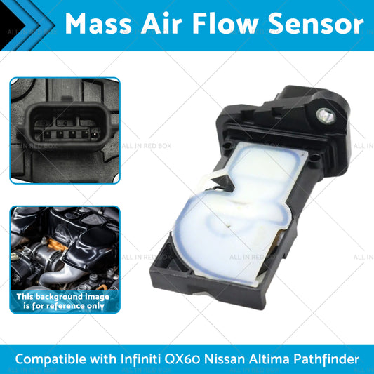 MAF Mass Air Flow Sensor 22680-5RB0A Suitable for Nissan Altima Infiniti QX60