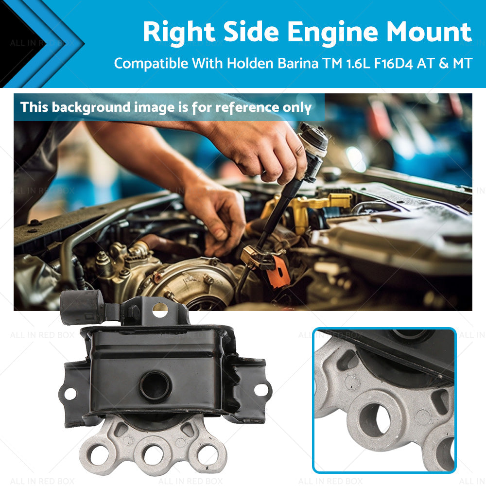 Right Side Engine Mount Suitable For Holden Barina TM 1. 6L F16D4 AT  and  MT 2011-ON