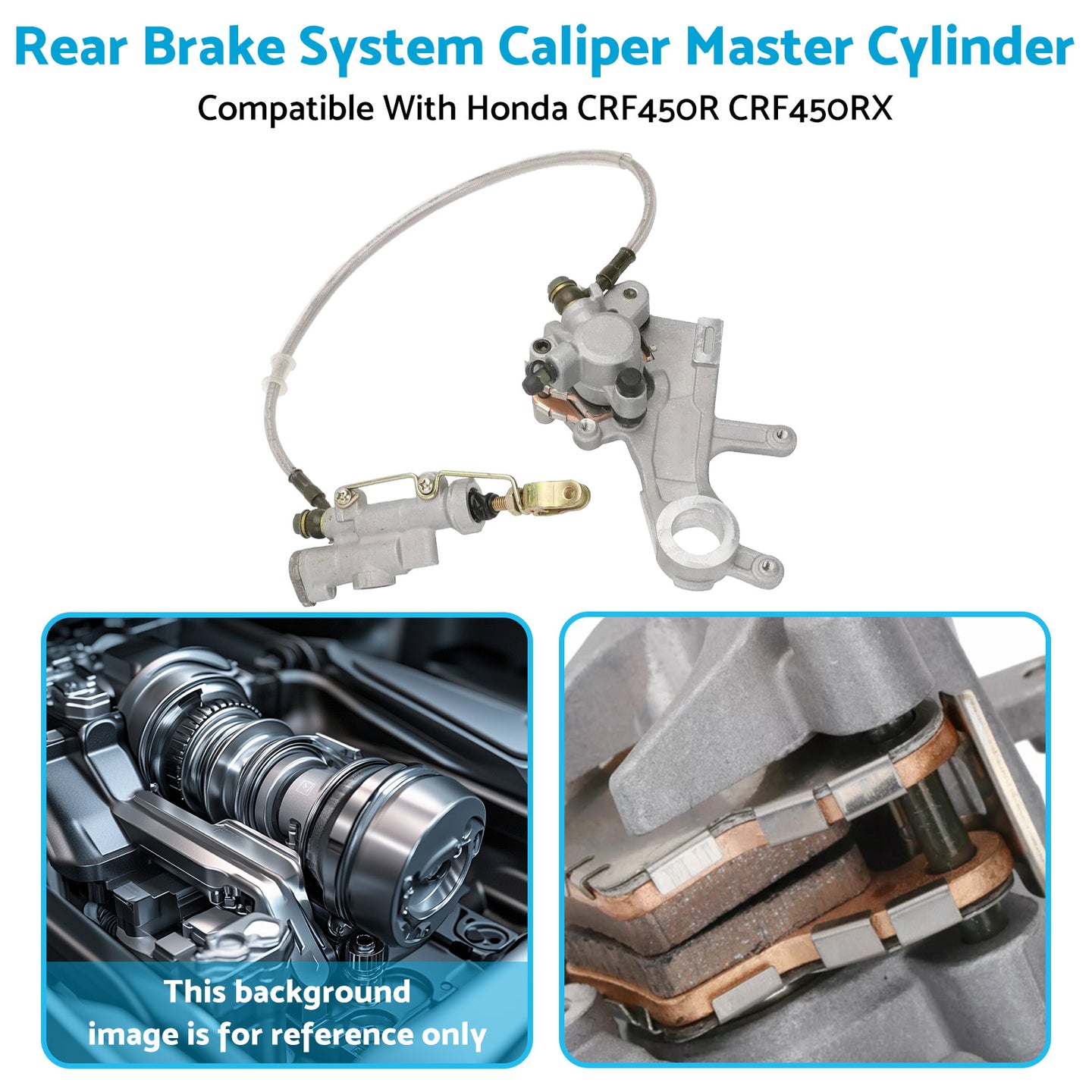 {{ Rear Brake System Caliper Master Cylinder Suitable For Honda CRF450R CRF450RX }} - Buy Car Parts Online at {{ Kaka Auto Parts }}.