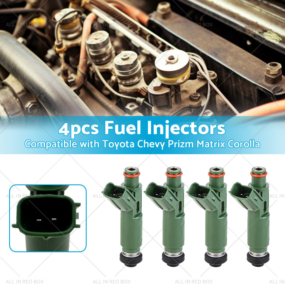 4PCS Fuel Injector Suitable For Toyota Chevy Prizm Matrix Corolla 23250-22040