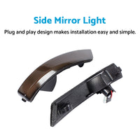 2x Turn Signal Light LED Mirror Indicator Suitable For Ford Focus Mk2 Mk3 Mondeo