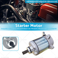 9T Starter Motor Suitable For Honda TRX250TM Recon 250 TRX250TE TRX250X Sportrax