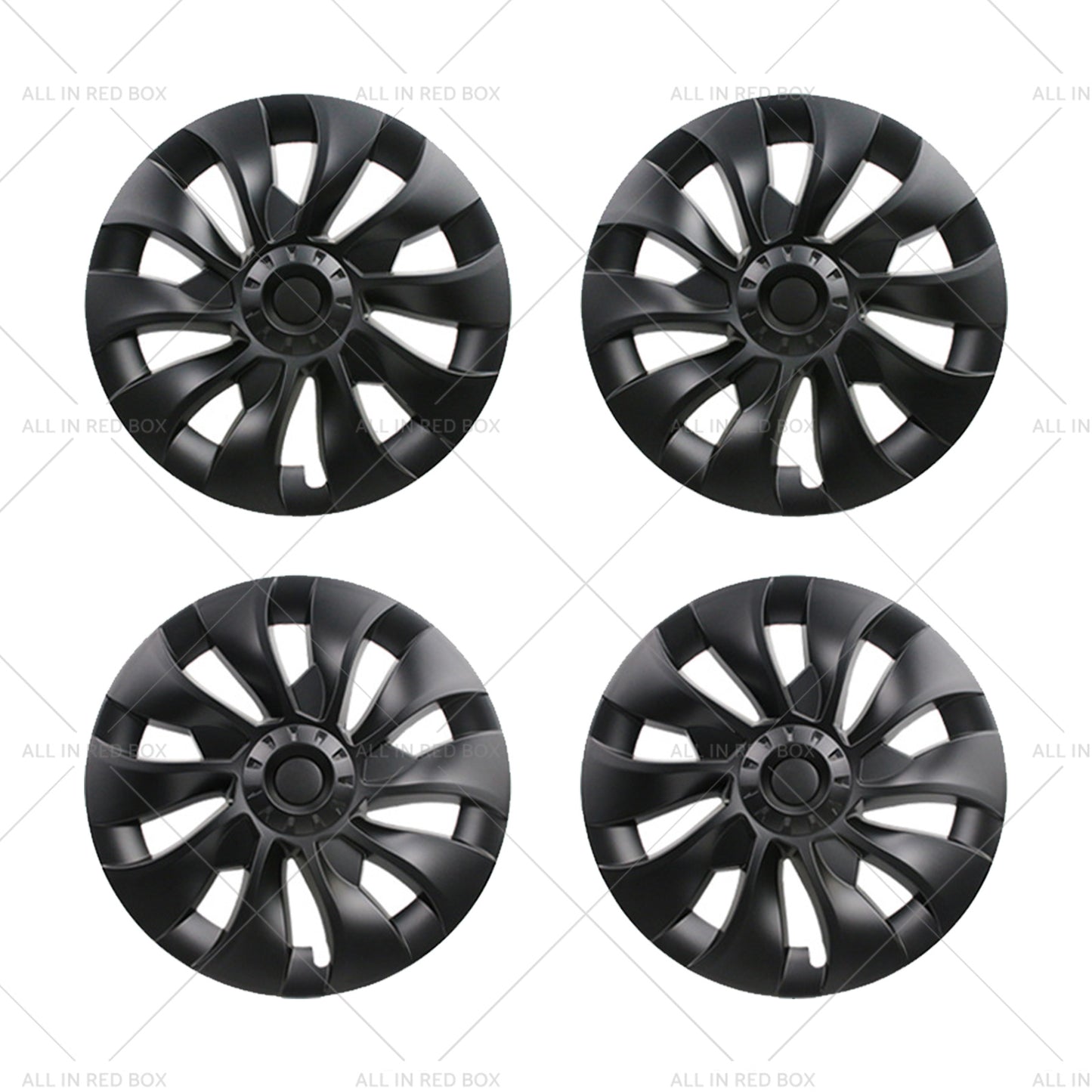 Suitable For Tesla Model 3 Wheel Cover Caps 18 Inch Rim Hubcap Hub Cap Set of 4