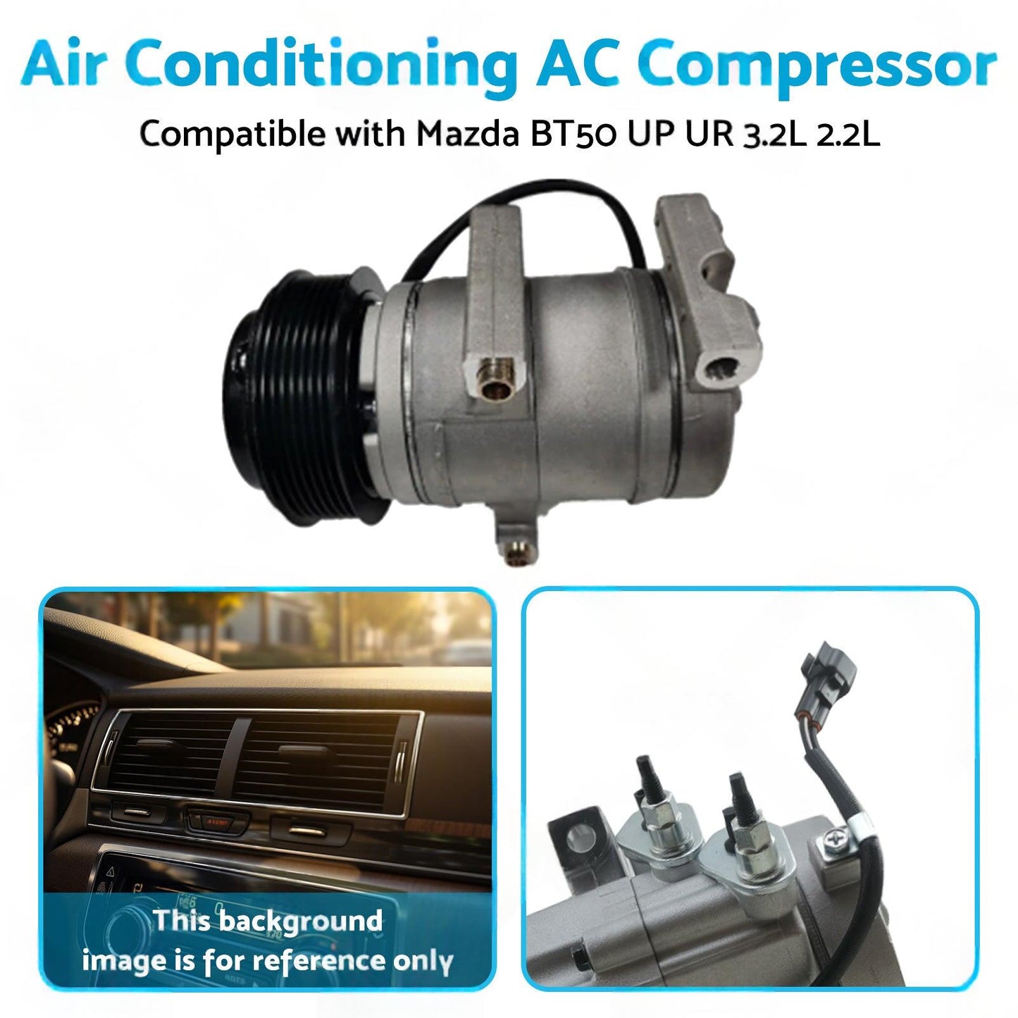 Air Conditioning AC Compressor Suitable for Mazda BT50 UP UR 3. 2L 2. 2L 11-19