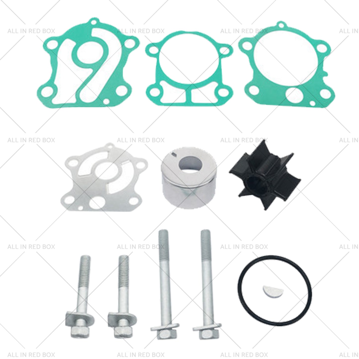 Water Pump Impeller Kit Suitable for Yamaha Outboard 70 75 80 85 90 692-W0078-02