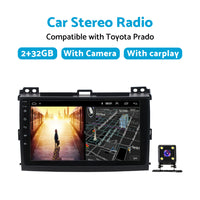 32GB Android 11 Carplay Radio Stereo GPS Navi DSP Suitable For Toyota Prado 120