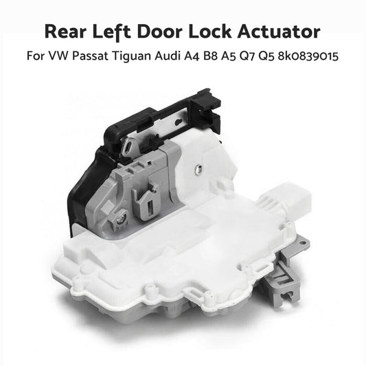 Rear Left Door Lock Actuator Fit Audi A4 B8 A5 Q7 Q5 VW Passat Tiguan 8k0839015