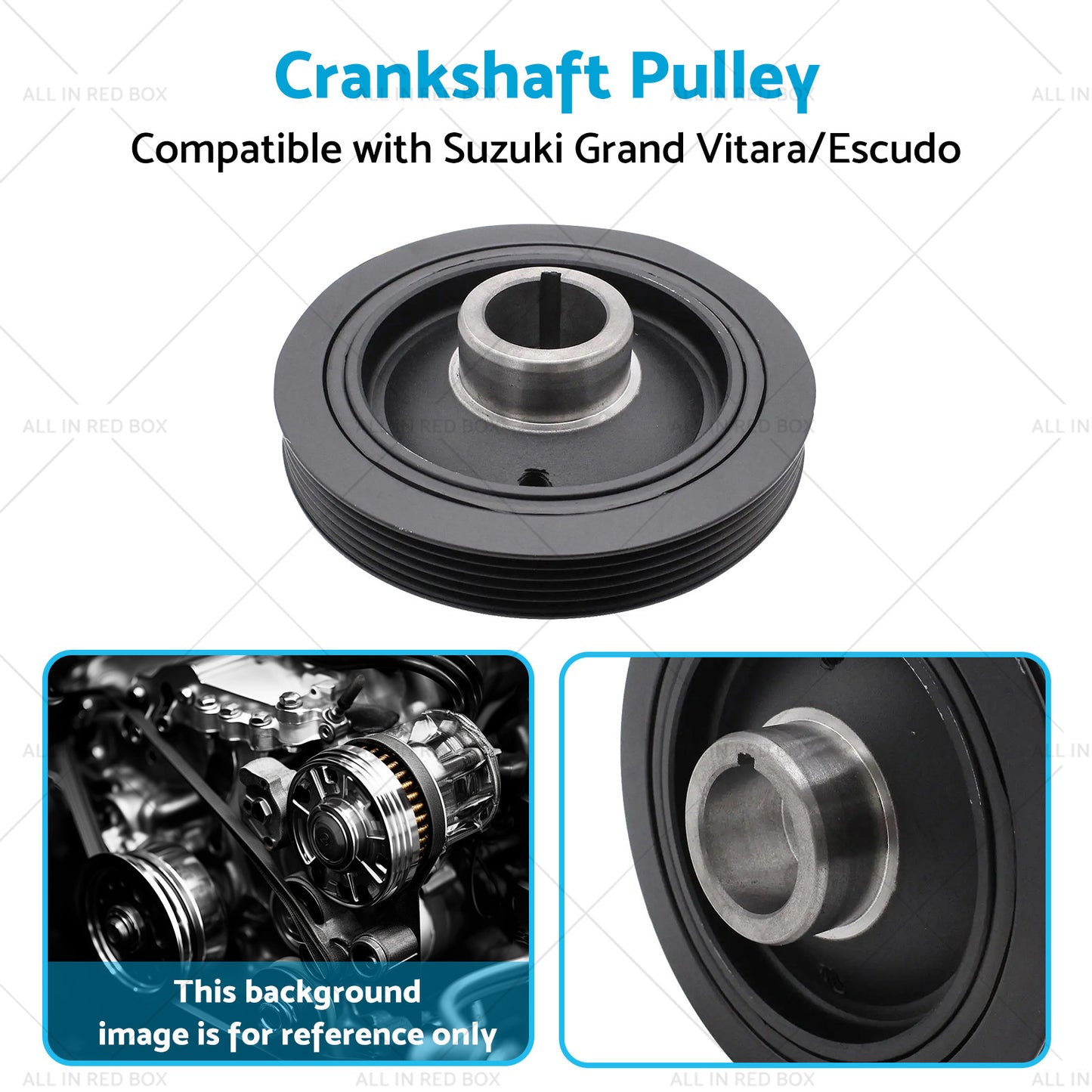 Crankshaft Pulley Suitable for Suzuki Grand Vitara 2. 0 Petrol 12610-77E12