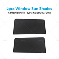 Magnetic Window Sun Shades Suitable For Toyota Kluger 2007-2013 Rear Sun Shades