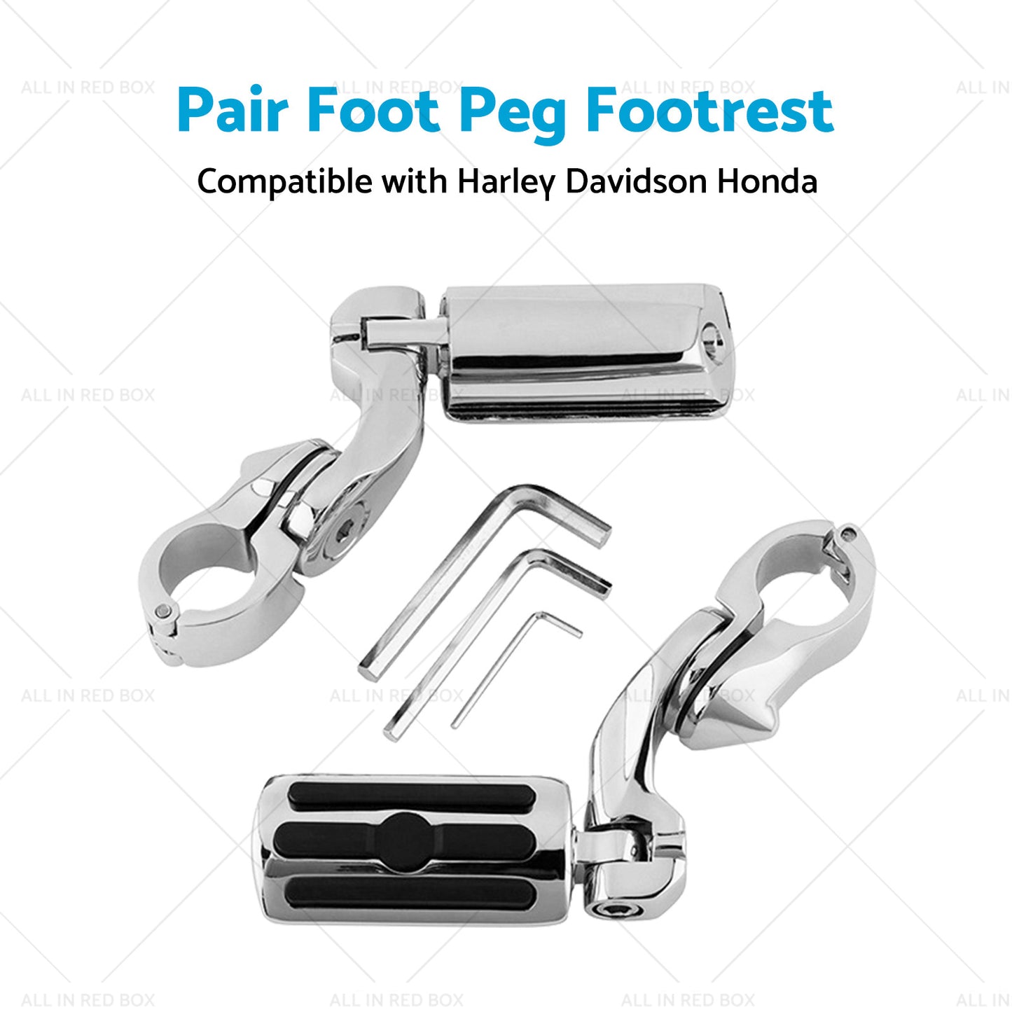 1-1 4''Motorcycle Highway Foot Pegs Chrome Engine Guard Suitable For Davidson AU