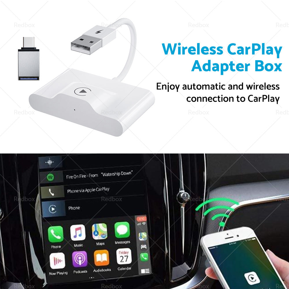 Wireless CarPlay Adapter for iPhone Apple CarPlay Dongle for OEM Wired CarPlay