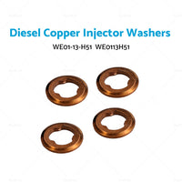 4 x Diesel Copper Injector Washers Fits For Ford PJ  or  PK Ranger WE0113H51