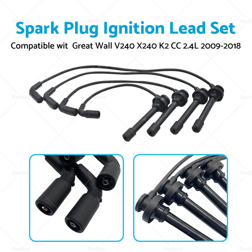 Spark Plug Ignition Lead Set Suitable For Great Wall V240 X240 K2 CC 2. 4L 09-18