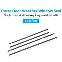 Suitable For Holden Commodore VE VF Sedan V6 V8 Outer Door Weather Window Seal