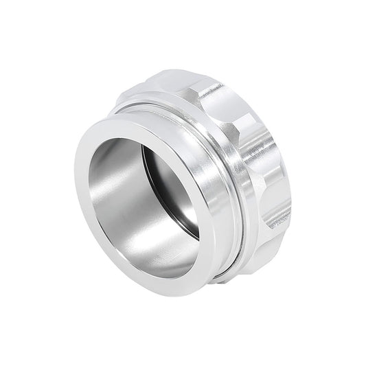 2" Aluminium Alloy Weld-On Filler Neck And Cap Suitable For Oil Fuel Water Tank Silver