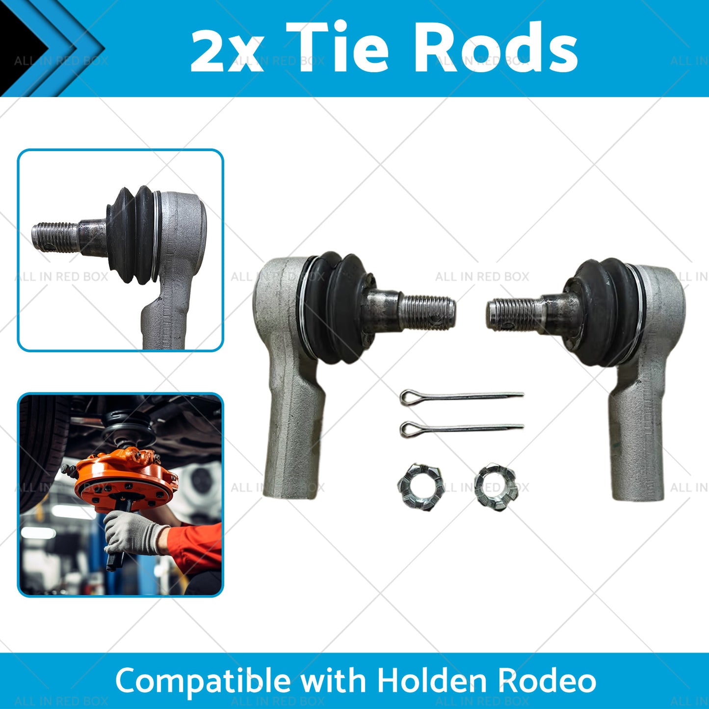 2x Tie Rods Suitable for Holden Rodeo RWD TFR TRS 89-03