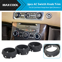 3¡Á AC Swicth Knob Trim LR029591 For Land Rover Discovery 4 Range Rover Sport