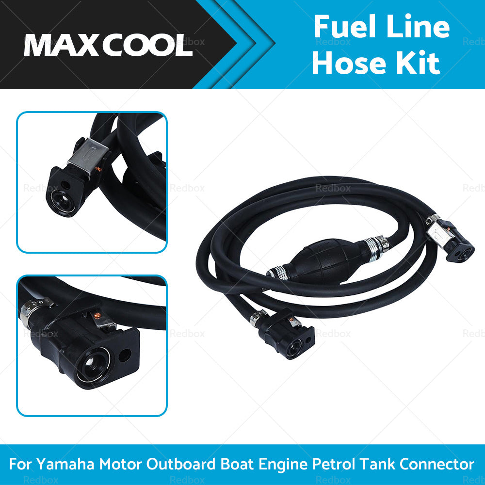 Fuel Line Hose Kit For Yamaha Motor Outboard Boat Engine Petrol Tank Connector